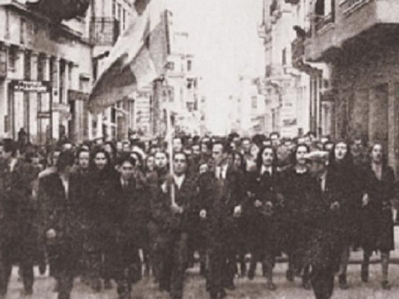 Οδυσσέας Ελύτης: Η μεγάλη έξοδος (Αθήνα 25 Μαρτίου 1942)