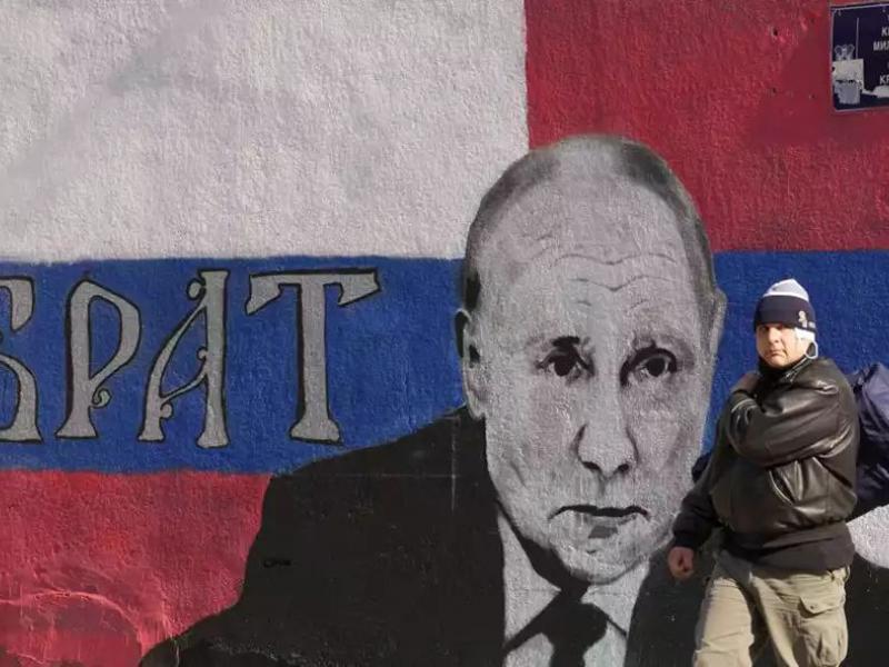 Βλαντιμίρ Πούτιν, Ρωσία, γκράφιτι, ζωγραφιά, άνθρωπος, περαστικός