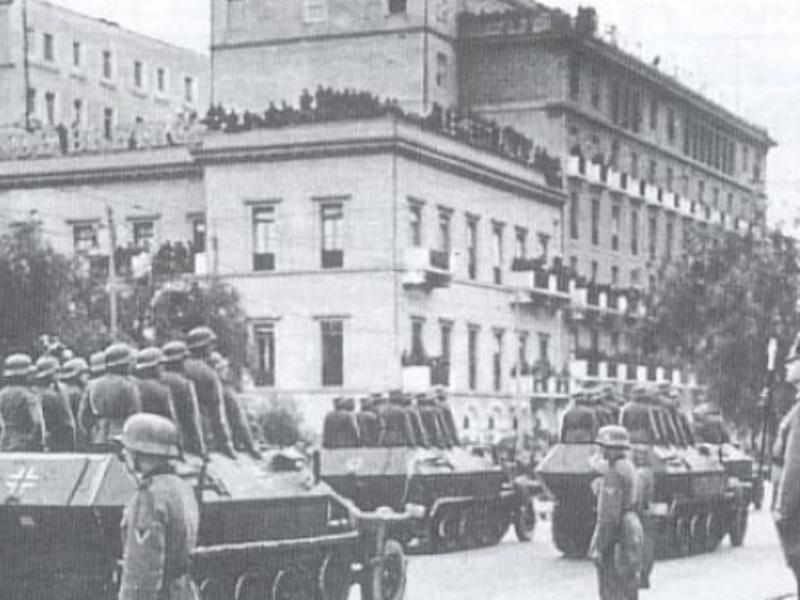 Ιστορικό ντοκουμέντο: Οι Γερμανοί στην Αθήνα – 27 Απριλίου 1941 (βίντεο)