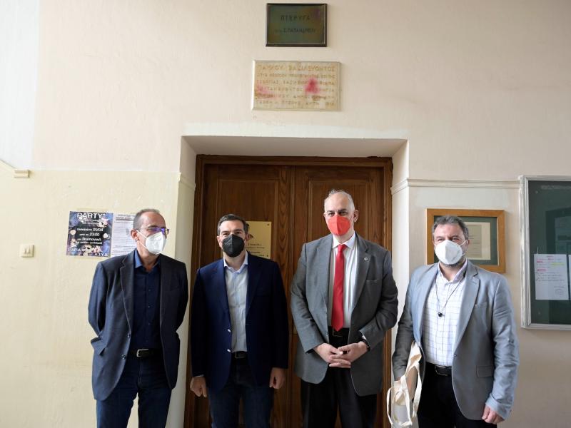 Το Γεωπονικό Πανεπιστήμιο επισκέφθηκε ο Αλέξης Τσίπρας