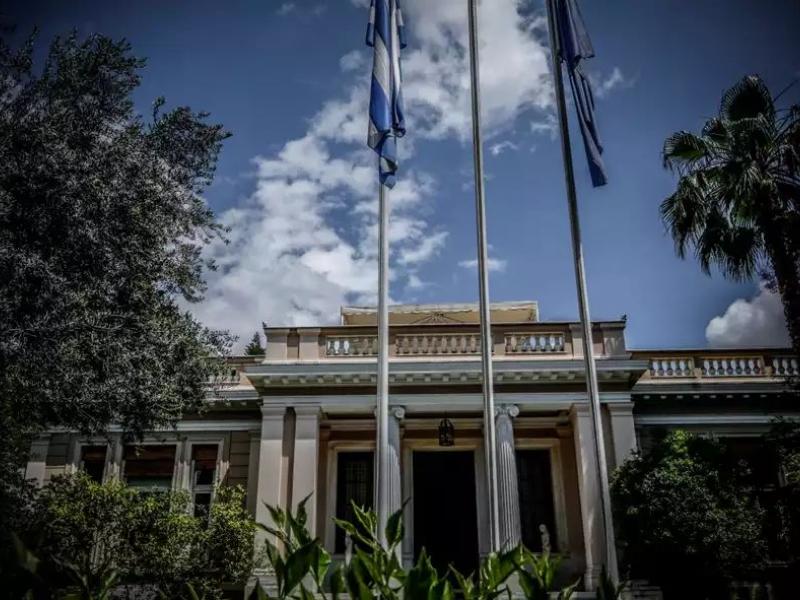 Μέγαρο Μαξίμου, εκλογές, κτίριο, ελληνική σημαία,