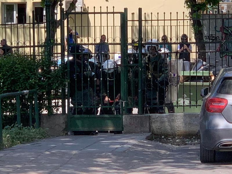ΑΠΘ: Μια προσαγωγή και μία σύλληψη έξω από την Πρυτανεία του πανεπιστημίου