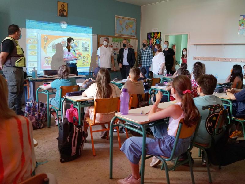 Μαθήματα κυκλοφοριακής αγωγής στα σχολεία από τη Δημοτική Αστυνομία Θεσσαλονίκης