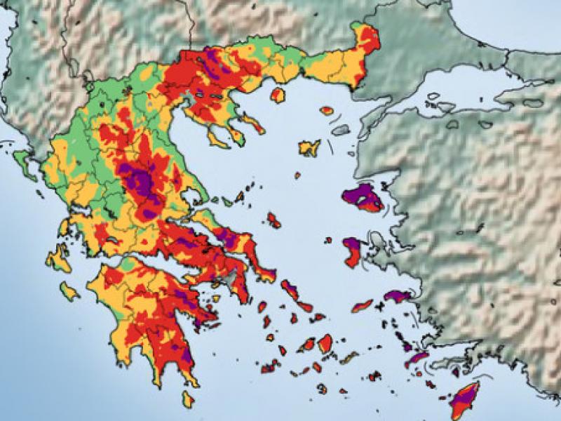 Συναγερμός για 14 περιοχές της Ελλάδας: Έρχονται επικίνδυνες «πυρομετεωρολογικές» συνθήκες