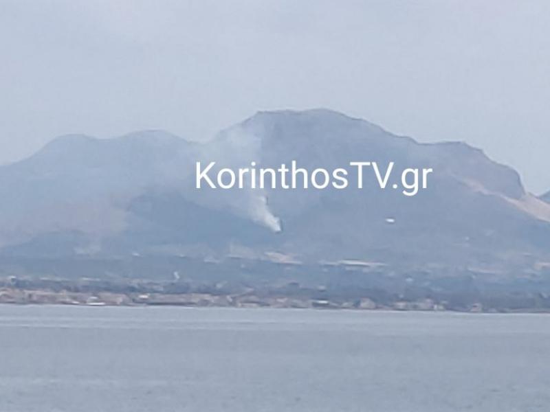 Φωτιά στην Αρχαία Κόρινθο: Μεγάλη κινητοποίηση της Πυροσβεστικής