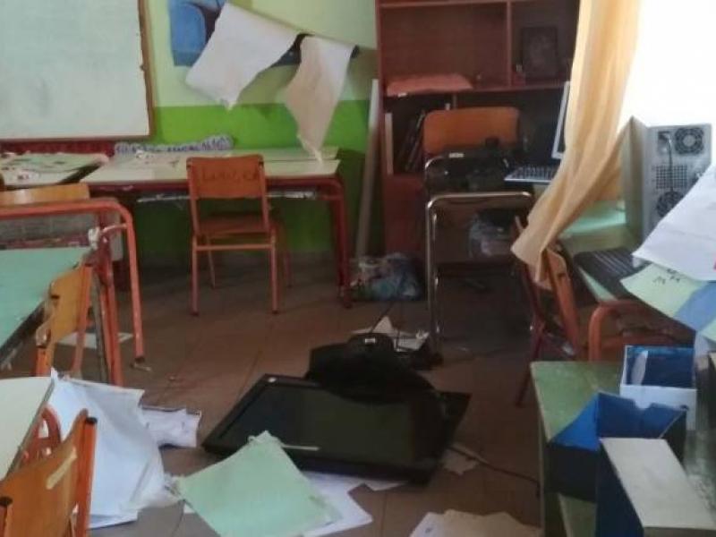 Κρήτη: Άγνωστοι βανδάλισαν δημοτικό σχολείο στο Ηράκλειο- Εκτεταμένες καταστροφές