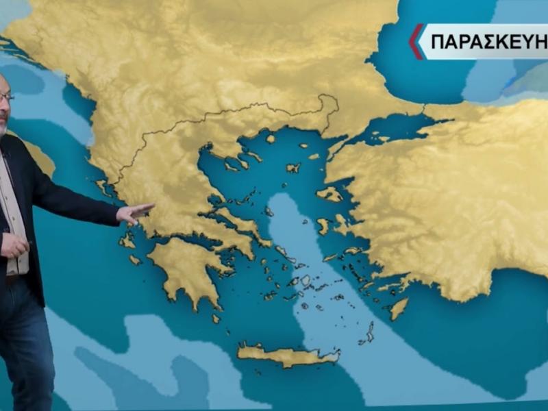 Καιρός - Ανάλυση Αρναούτογλου: Θερμή... γλώσσα τα Χριστούγεννα (video)