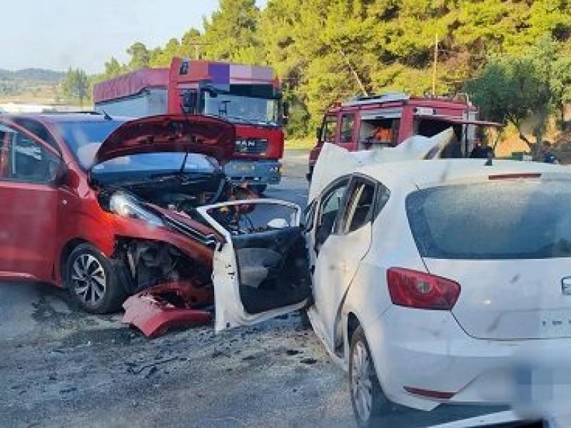 Χαλκιδική: Δυστύχημα με έναν νεκρό και επτά τραυματίες