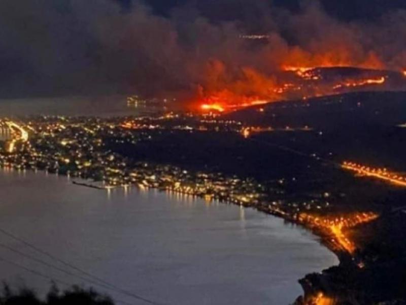 Νύχτα κόλασης - Εκκενώθηκε η Βόρεια Ιτέα - Αγωνία στο Κρανίδι