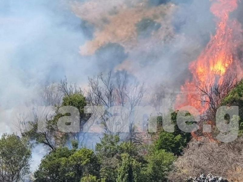 Μεγάλη φωτιά στη Ζάκυνθο: Θα δοθεί εντολή για εκκένωση στο Μέγα Αλώνι