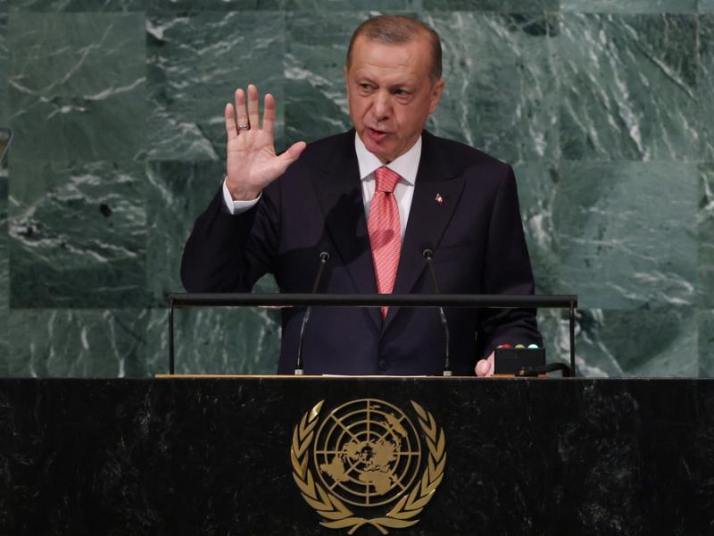 Ερντογάν στον ΟΗΕ: Η Ελλάδα μετατρέπει το Αιγαίο σε νεκροταφείο προσφύγων