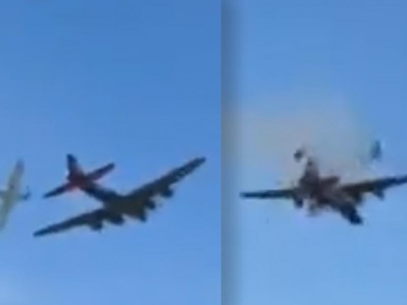 Τρομακτικό ατύχημα - βίντεο: Δυο αεροπλάνα συγκρούστηκαν στον αέρα!