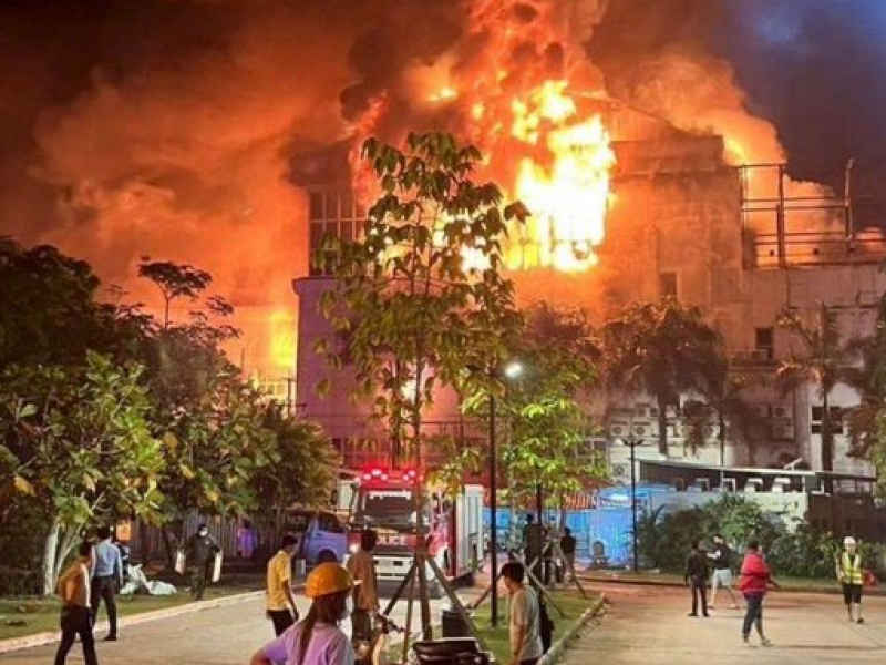 Καμπότζη: Πυρκαγιά σε ξενοδοχείο