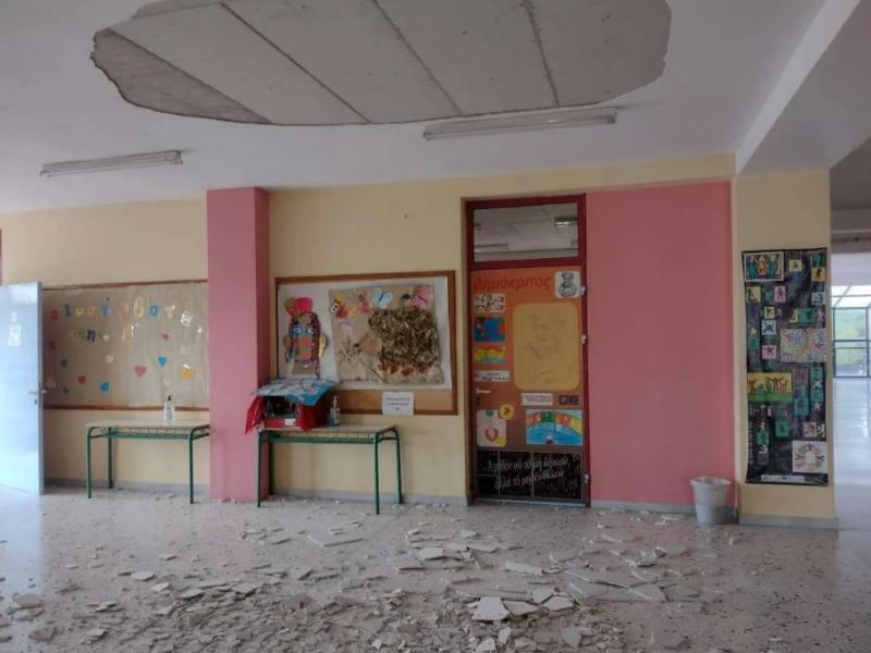 Εικόνα εγκατάλειψης των σχολείων στο Μενίδι- Επικίνδυνη η κατάσταση για μαθητές και εκπαιδευτικούς