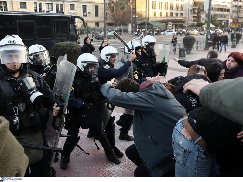 αστυνομική βία Μέγαρο Μουσικής