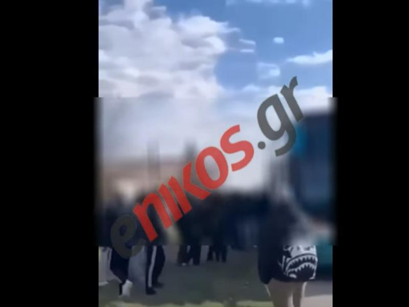 Τρίκαλα: Επίθεση εξωσχολικών σε μαθητές μετά το τέλος ποδοσφαιρικού αγώνα (Video)