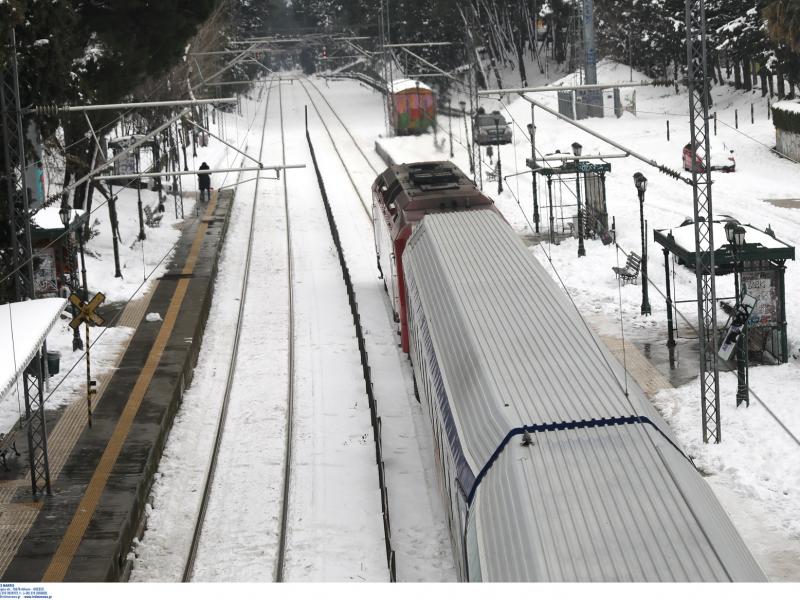 Κακοκαιρία: Χιόνι και τρένο