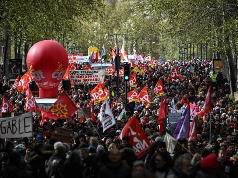 Γαλλία: Διαδηλώσεις κατά του συνταξιοδοτικού - «Η φετινή Πρωτομαγιά θα είναι ένα ορόσημο»