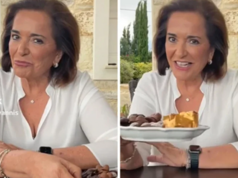 «Παιδιά ένα σοκολατάκι;» Η Ντόρα Μπακογιάννη άνοιξε Tik Tok και γίνεται viral (Vid)
