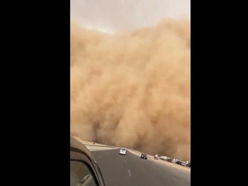 Αμμοθύελλα στην Αίγυπτο