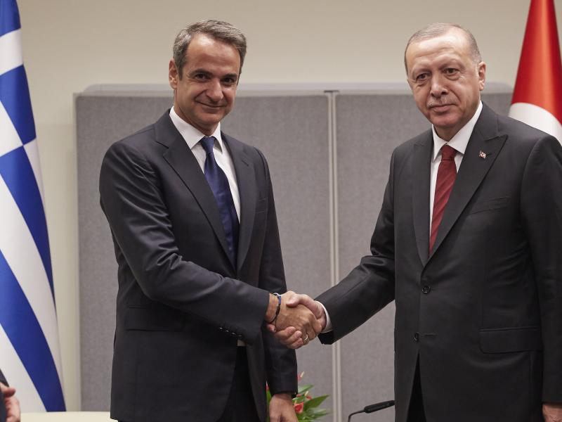 	Ο Ταγίπ Ερντογάν συνεχάρη τον πρωθυπουργό Κυριάκο Μητσοτάκη-Συμφώνησαν να συναντηθούν στη Σύνοδο του ΝΑΤΟ 11 και 12 Ιουλίου