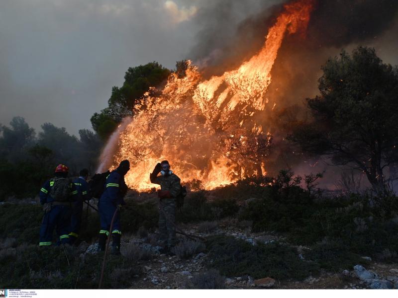 Πυρκαγιά στο Μονόπυλο Νεστορίου Καστοριάς