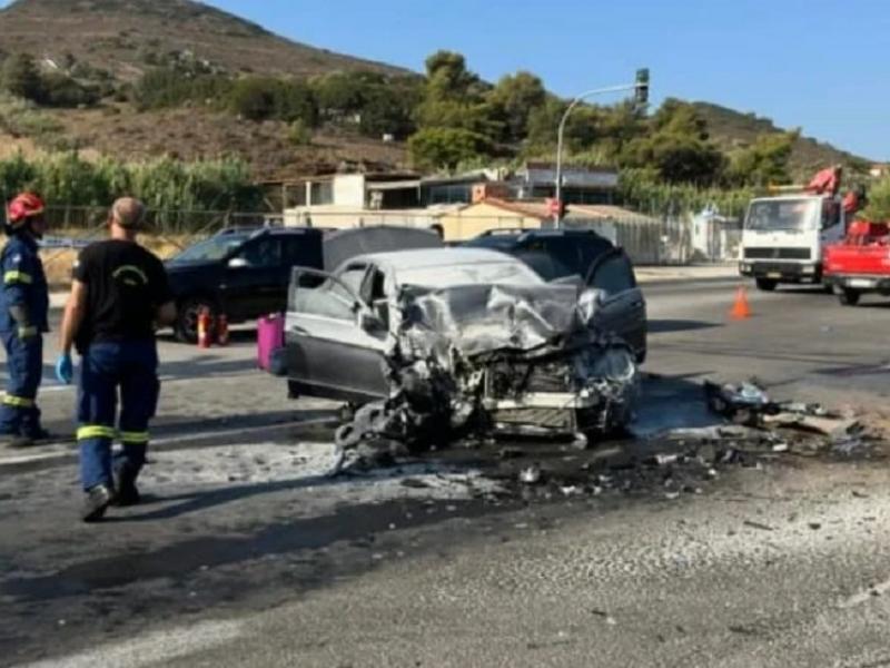 Σοβαρό τροχαίο στο Λαύριο