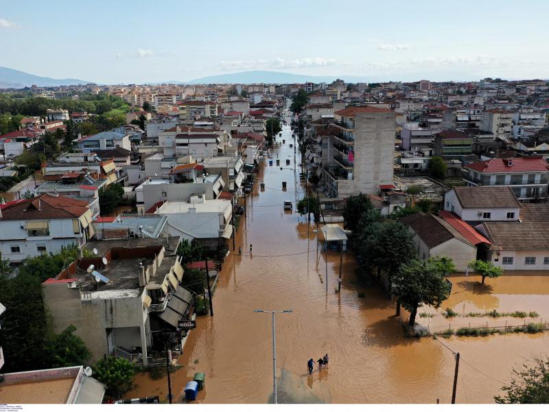 Πλημμύρες στη Λάρισα