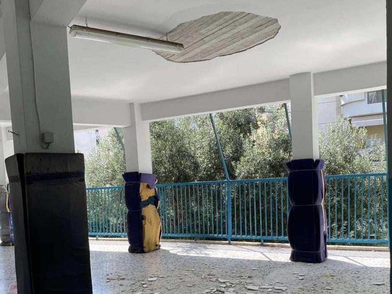 Κατέρρευσε ταβάνι σχολείου στην Αθήνα