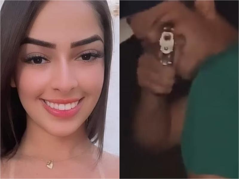 Η στιγμή που 23χρονη βιντεοσκόπησε το φίλο της να την πυροβολεί