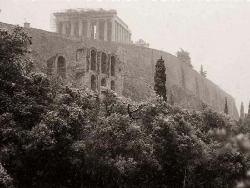 Χιόνι στην Αθήνα