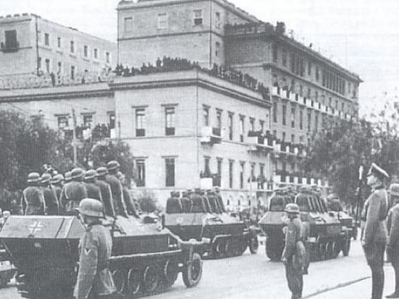 27 Απριλίου 1941: Οι Γερμανοί παρελαύνουν στην Αθήνα (Video)