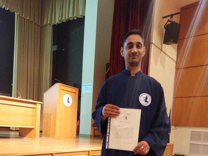 Το όνειρο ενός νέου επιστήμονα Έλληνα Ρομά έγινε πραγματικότητα στο τμήμα Νοσηλευτικής του Πανεπιστημίου Δυτικής Αττικής