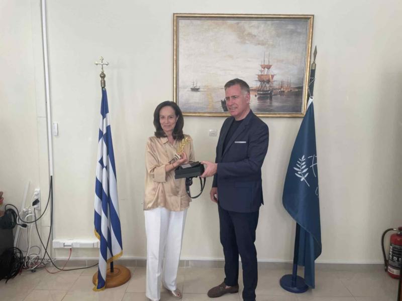 ΔΙΠΑΕ: Συνάντηση του Πρύτανη με την υπεύθυνη Πολιτικού Σχεδιασμού του ΠΑΣΟΚ - ΚΙΝΑΛ, Άννα Διαμαντοπούλου