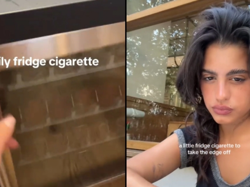 fridge cigarette
