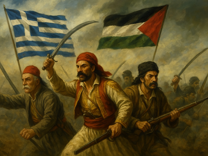 Η Ελλάδα που τιμά το 1821 δεν μπορεί να καταδικάζει την παλαιστινιακή αντίσταση ούτε να σιωπά
