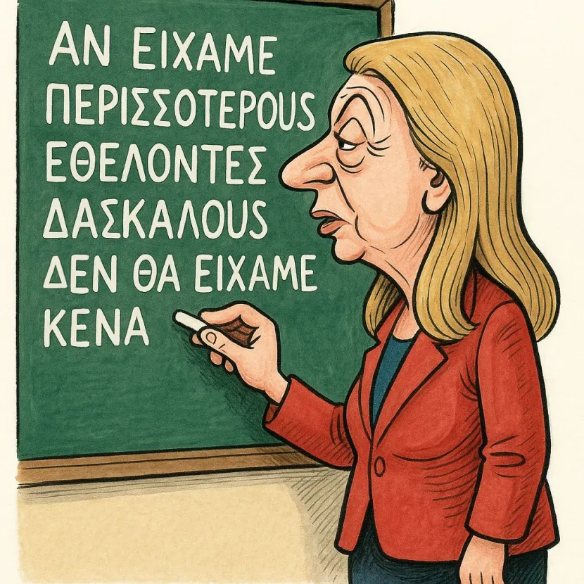 σοφία βούλτεψη γελοιογραφία