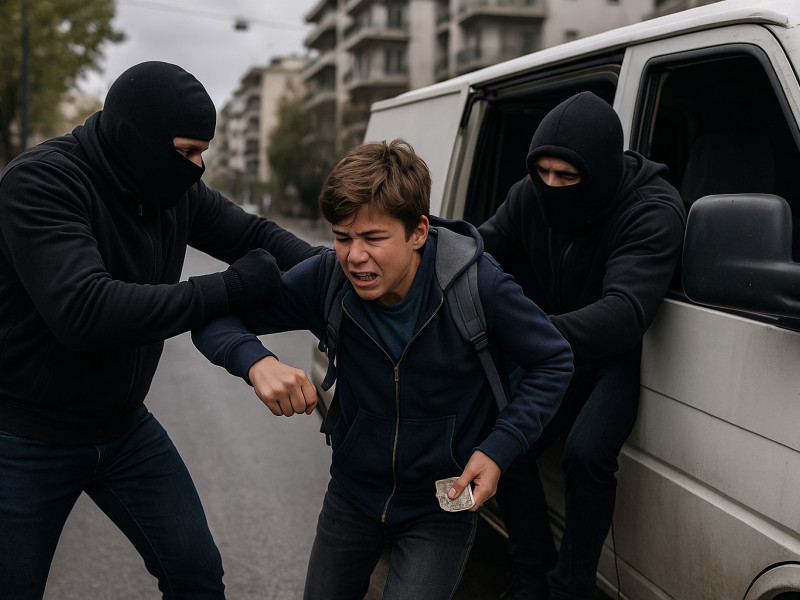 Ασύλληπτο! Απαγωγή-σοκ 15χρονου μαθητή την ώρα που πήγαινε στο σχολείο του