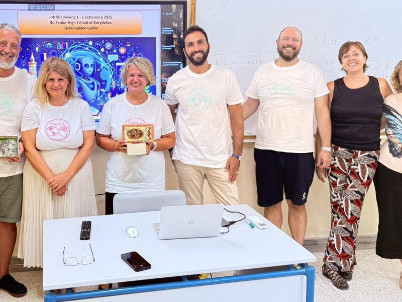 Erasmus+ Job Shadowing στο 3ο ΓΕΛ Κορυδαλλού-«Μελίνα Μερκούρη» με το Liceo Galileo Galilei Ιταλίας