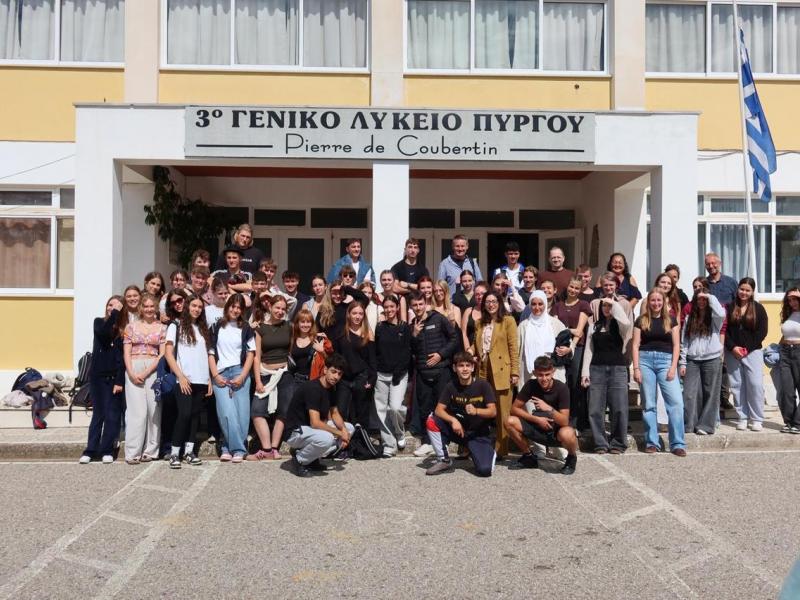Το 3ο ΓΕΛ Πύργου – Pierre de Coubertin στο Κρέστενα