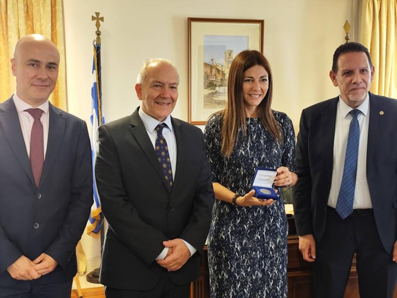 Επίσκεψη της Σοφίας Ζαχαράκη στο Ιόνιο Πανεπιστήμιο – Επίκεντρο το στεγαστικό και η ανάπτυξη του Ιδρύματος