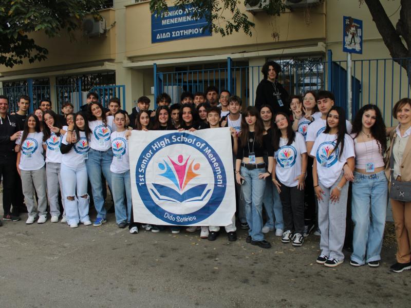  Επίσκεψη Ιταλικού σχολείου ITT - LS Ettore Molinari, στο 1ο ΓΕΛ Μενεμένης “Διδώ Σωτηρίου”