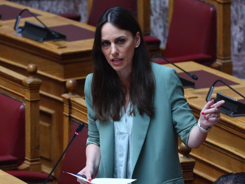 Η υφυπουργός Εσωτερικών, Βιβή Χαραλαμπογιάννη 