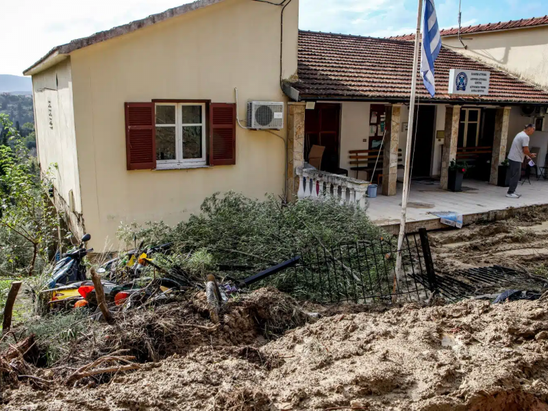 Καταστροφές σε σχολείο στην Κέρκυρα λόγω κακοκαιρίας