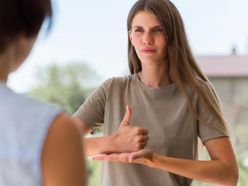 νοηματική γλώσσα