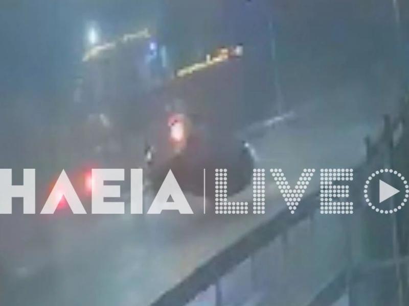 Ηλεία: Η στιγμή που ανεμοστρόβιλος «σηκώνει» αυτοκίνητο στον αέρα (Βίντεο)