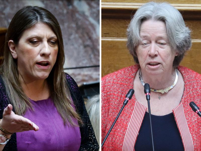 «Ρινγκ» η Βουλή: Η Ζωή Κωνσταντοπούλου κατέβασε τη Λινού από το βήμα (Βίντεο)