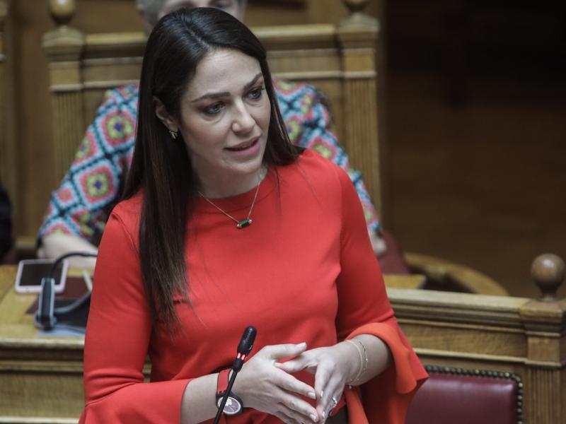 Η υπουργός Κοινωνικής Συνοχής και Οικογένειας, Δόμνα Μιχαηλίδου