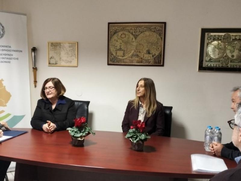 Η Σοφία Ζαχαράκη στην Κοζάνη