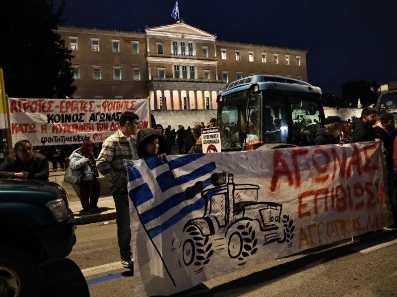 Αγρότες στο Σύνταγμα